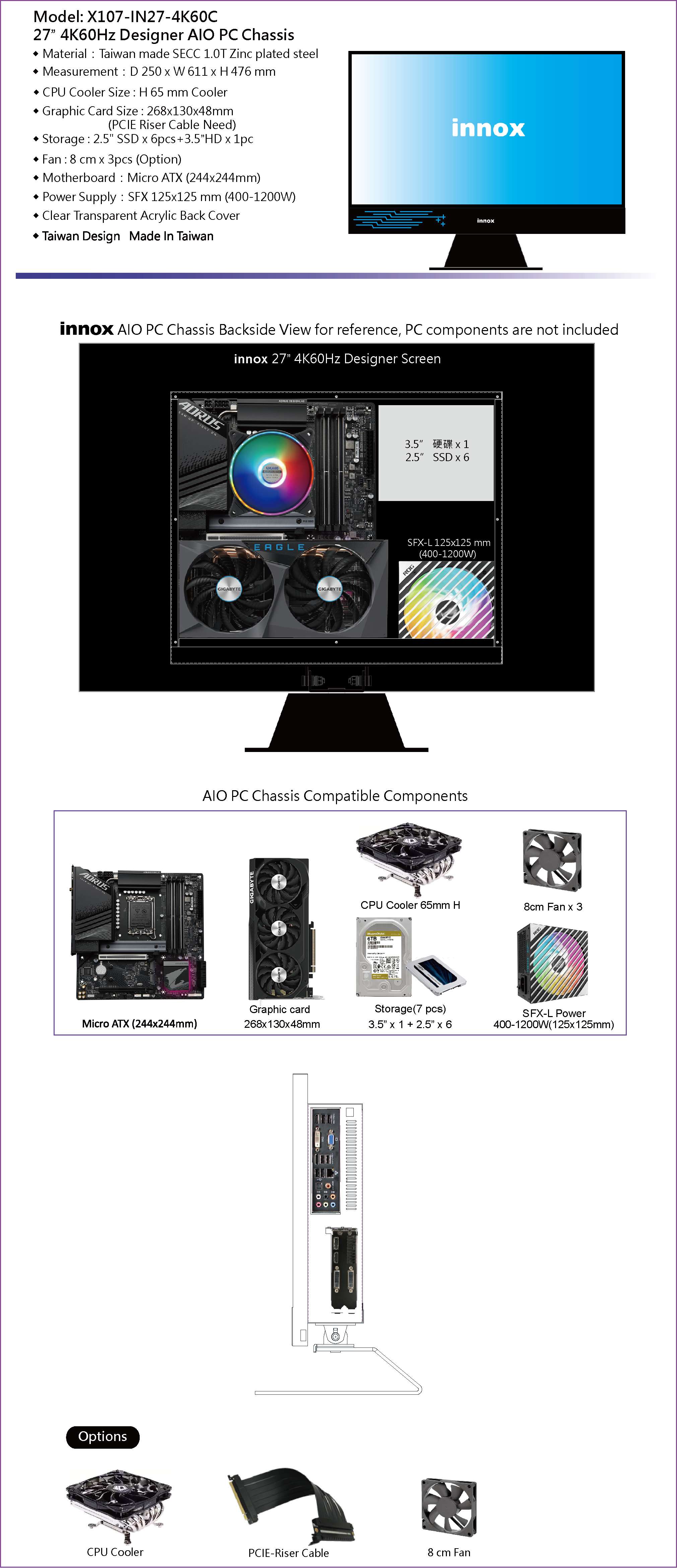 innox, aio, all-in-one pc, lcd tv, touch monitor, mini pc, digital ...